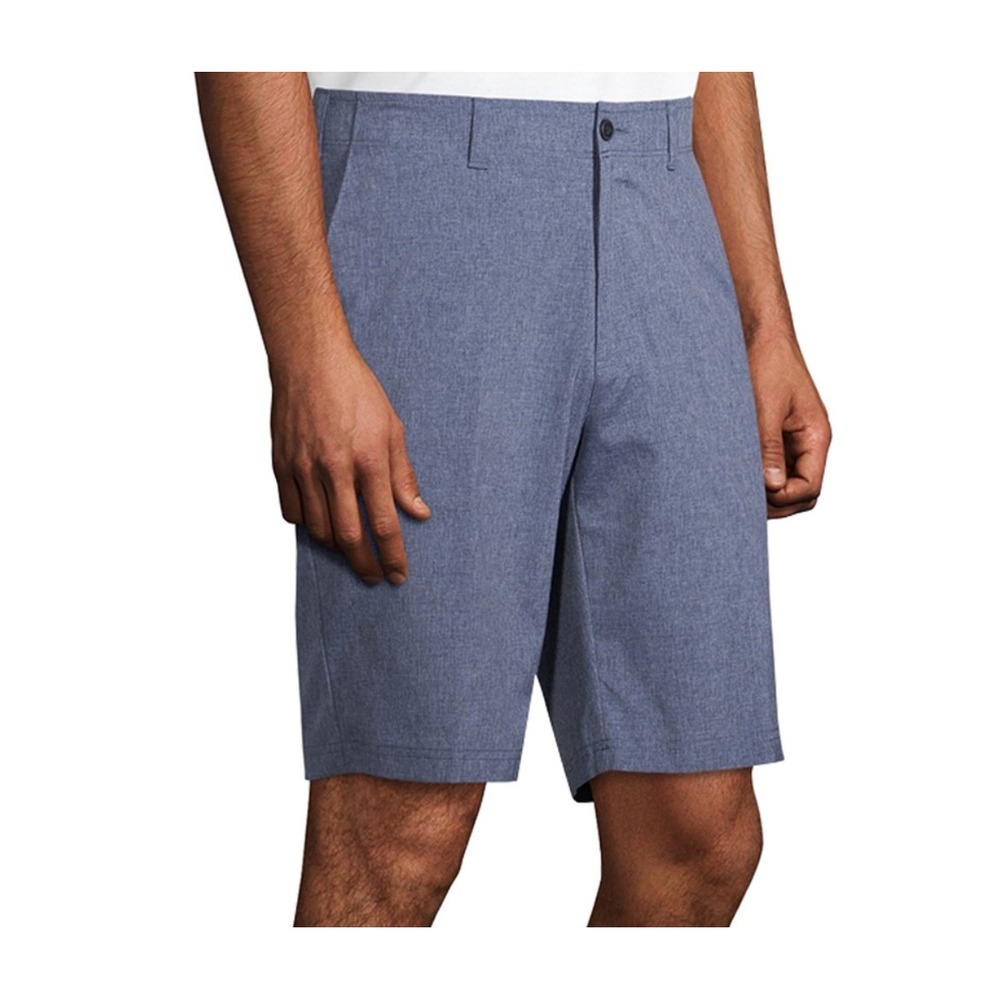 Ben Hogan Blue Heather Performance Stretch Flat Front Golf Shorts Men's 42 EUC
